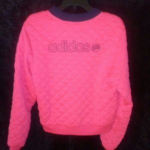 Adidas Quilted Bomber Jacket